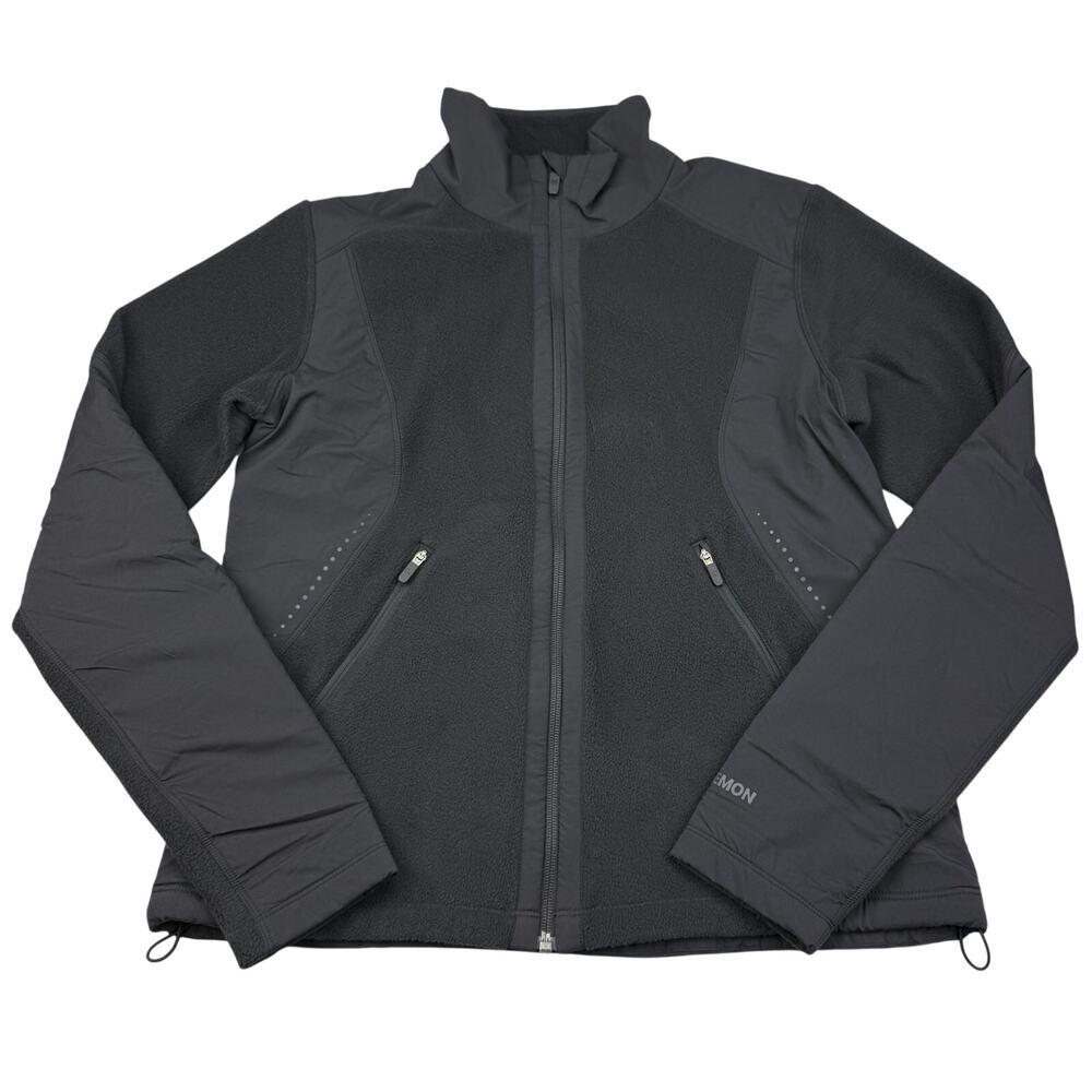 LULULEMON Fleece-Lined Running Jacket Size 6 Black - Picture 6 of 10